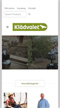 Mobile Screenshot of kladvalet.se